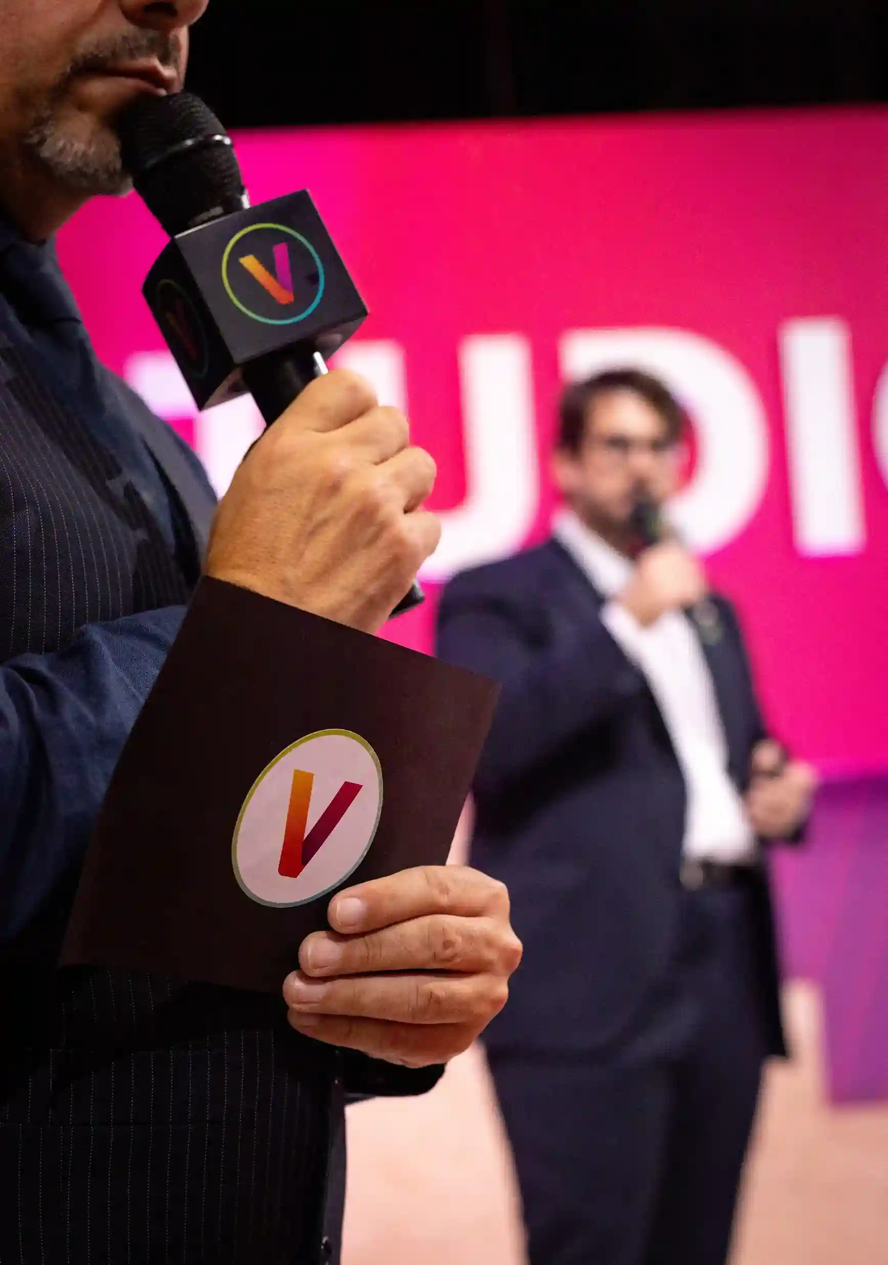 Event video production behind the scenes at a conference